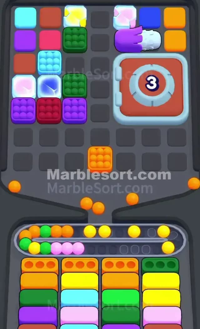 Marble Sort Level 654 Solution 1