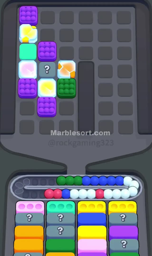 Marble Sort Level 257 Solution 2
