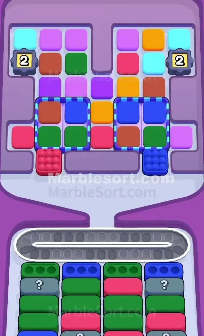 Marble Sort Level 638 Screenshot