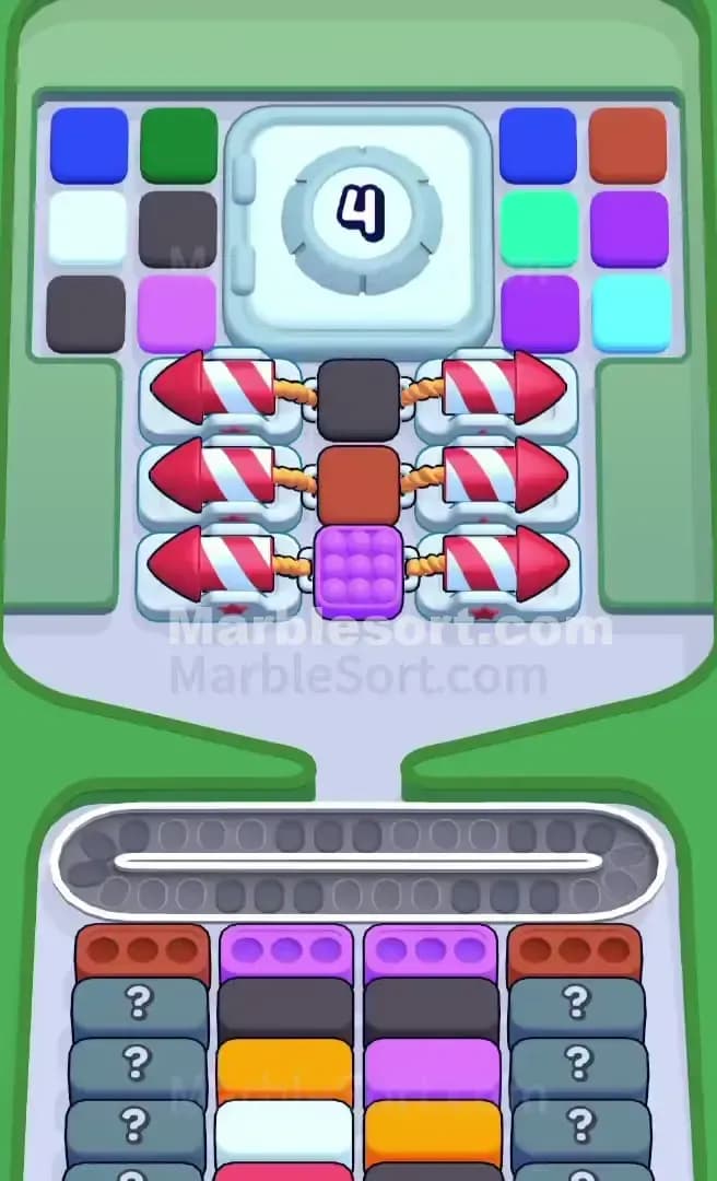 Marble Sort Level 726 Screenshot