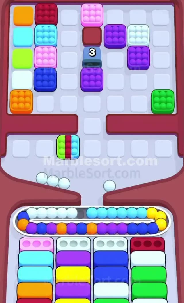 Marble Sort Level 376 Solution 2