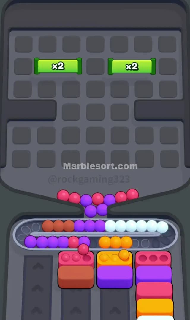 Marble Sort Level 357 Solution 3