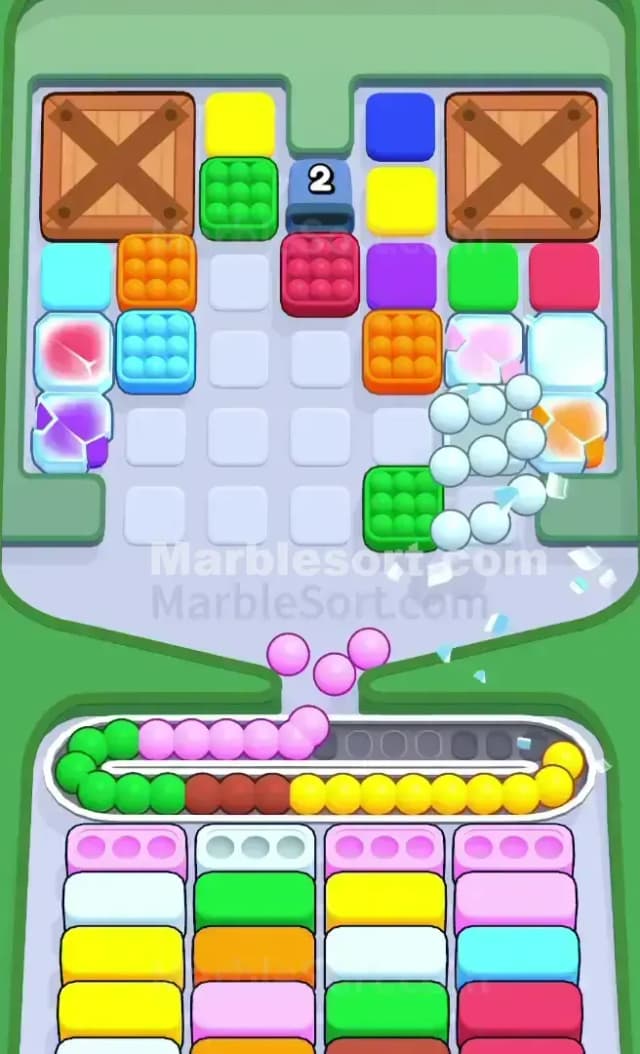 Marble Sort Level 418 Solution 1