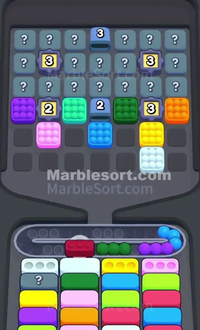 Marble Sort Level 410 Solution 1