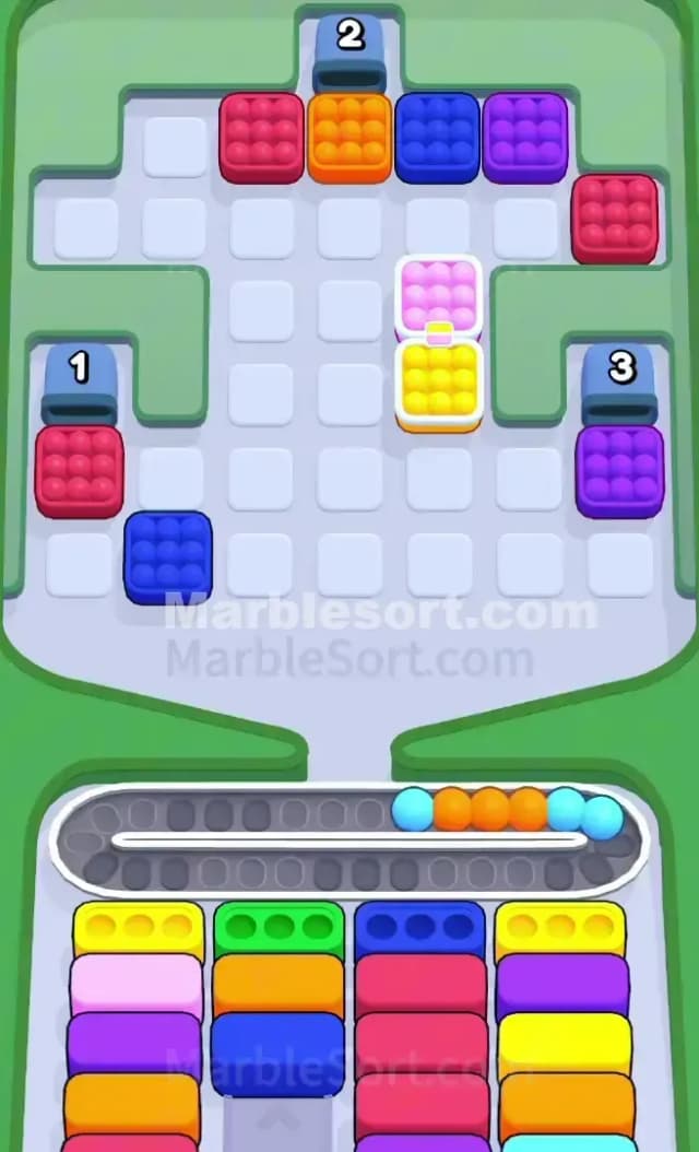 Marble Sort Level 415 Solution 2