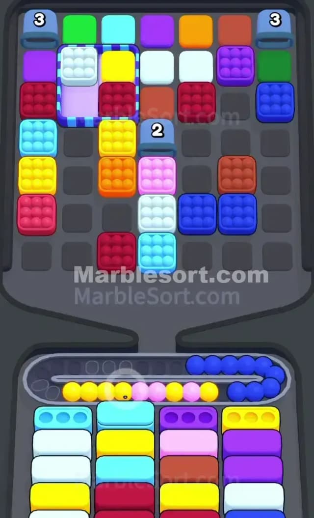 Marble Sort Level 644 Solution 1