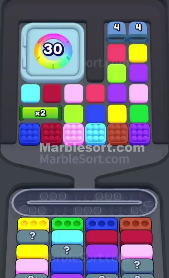 Marble Sort Level 694 Gameplay