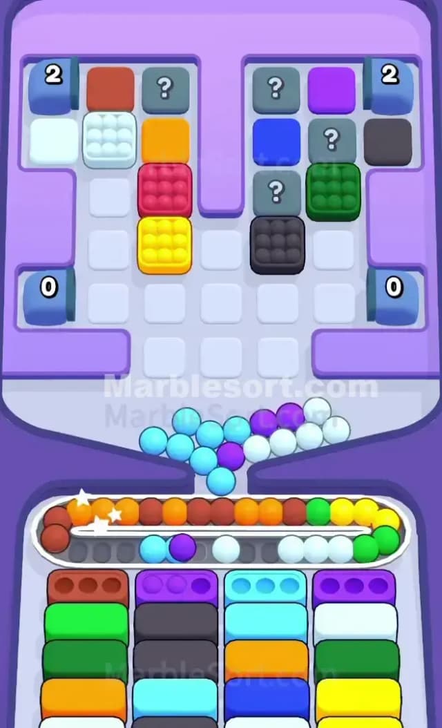 Marble Sort Level 442 Solution 1