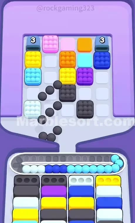 Marble Sort Level 61 Screenshot