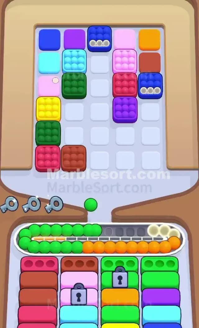 Marble Sort Level 508 Solution 1