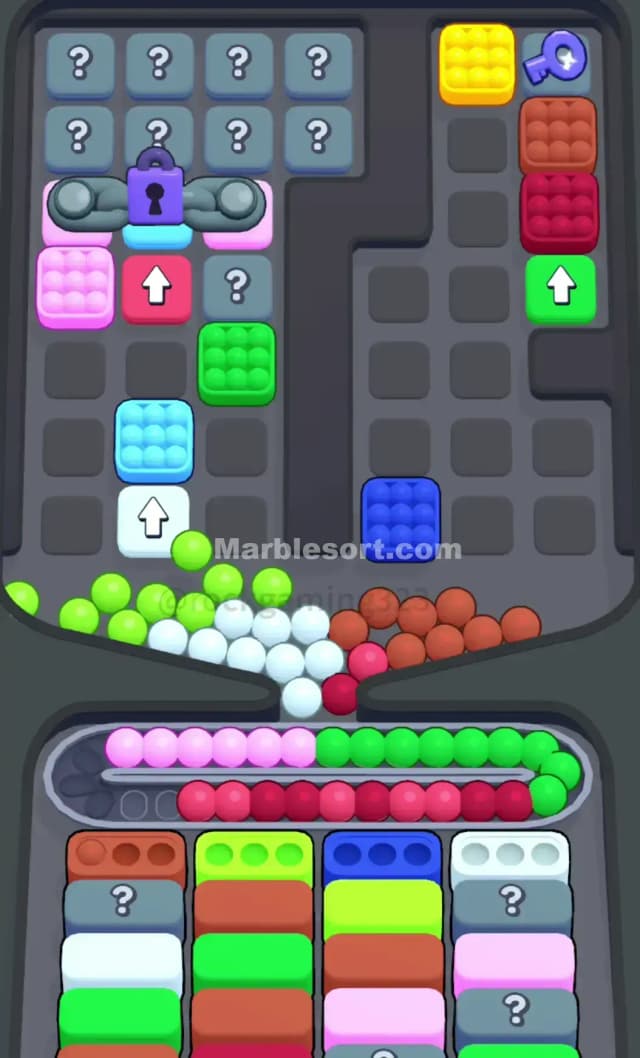Marble Sort Level 157 Gameplay