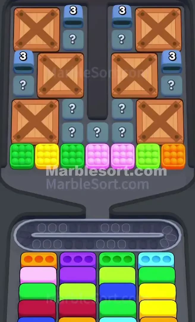 Marble Sort Level 334 Screenshot