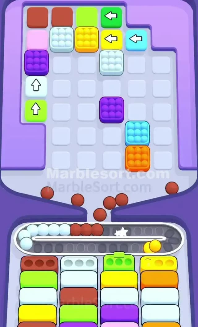 Marble Sort Level 451 Solution 2