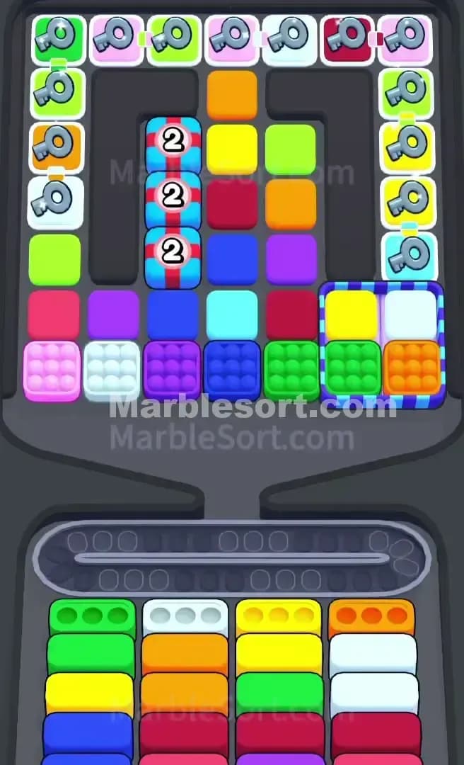 Marble Sort Level 440 Screenshot