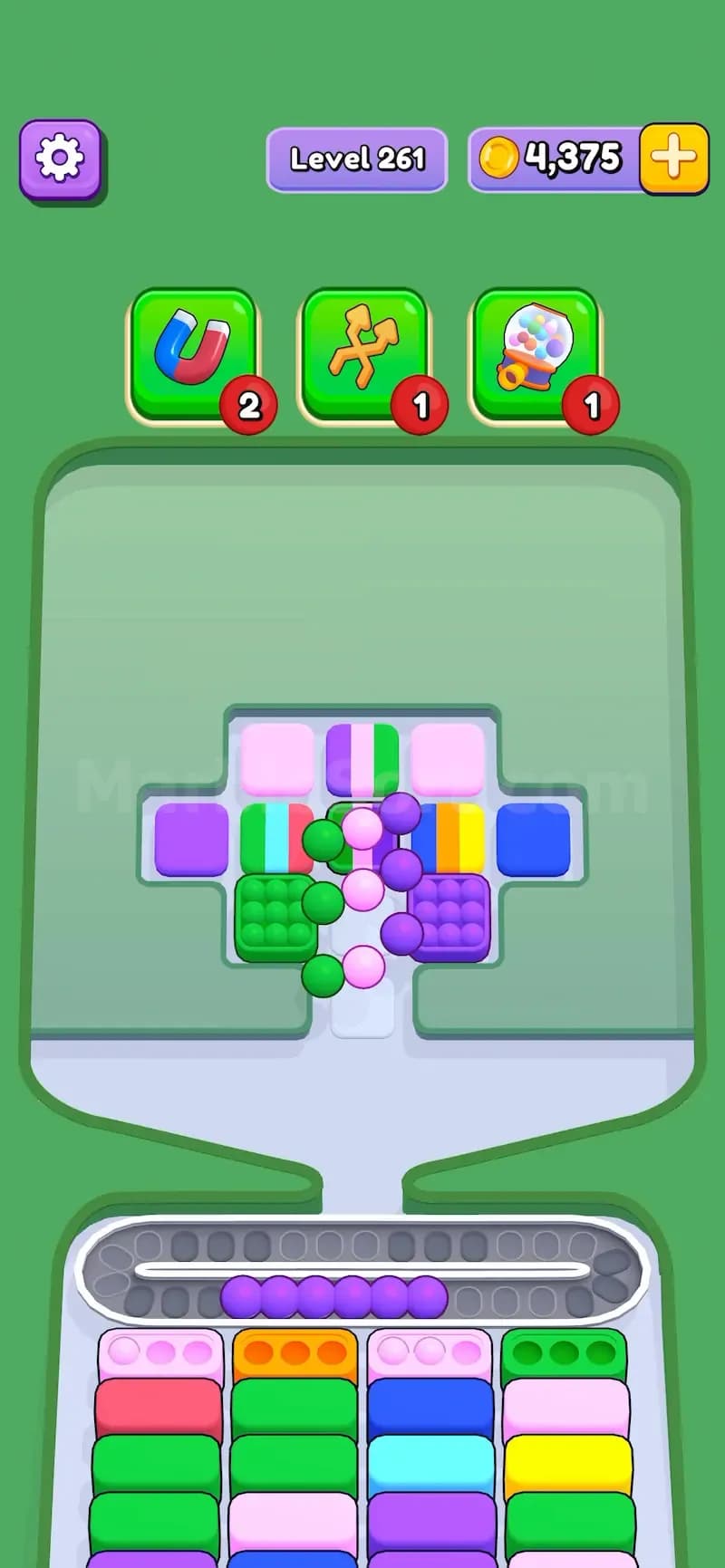 Trio Box in Marble Sort