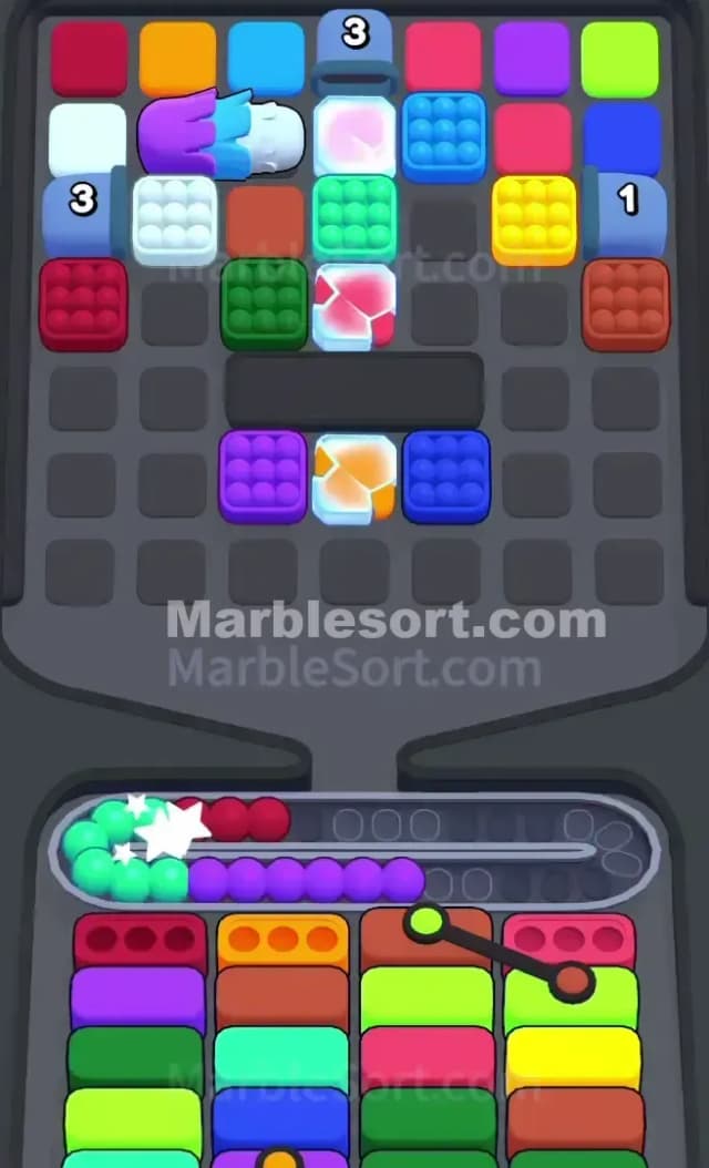 Marble Sort Level 660 Solution 1