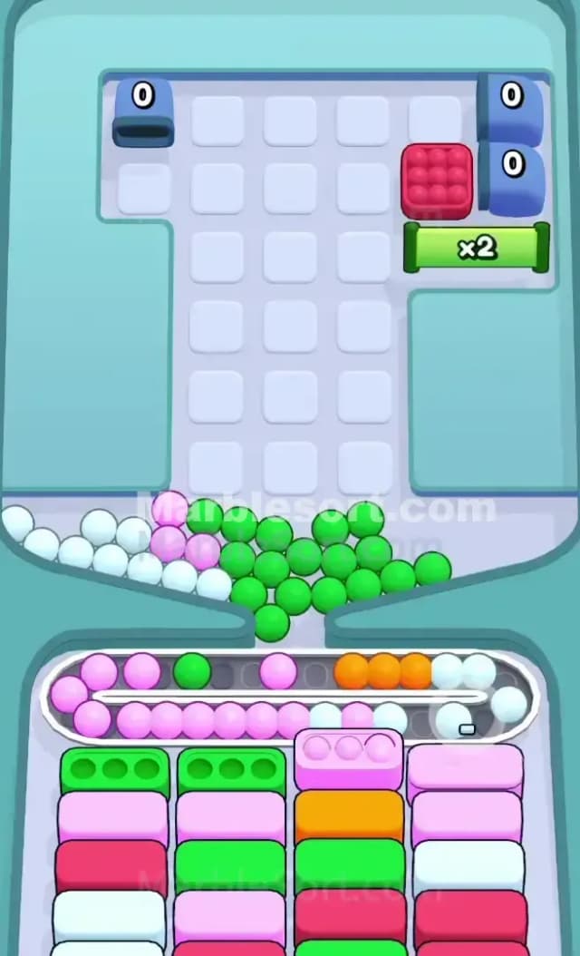 Marble Sort Level 345 Solution 3