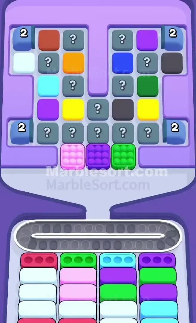 Marble Sort Level 442 Screenshot