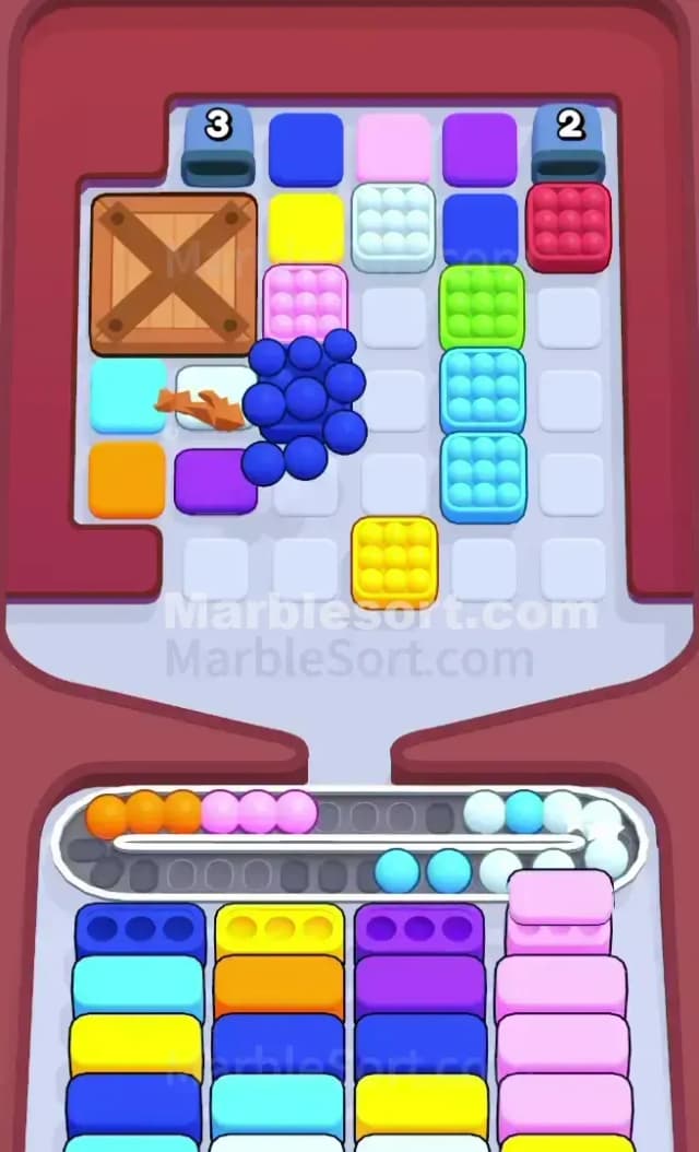Marble Sort Level 455 Solution 1