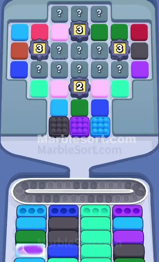 Marble Sort Level 546 Screenshot