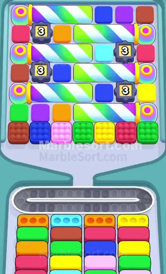 Marble Sort Level 652 Gameplay