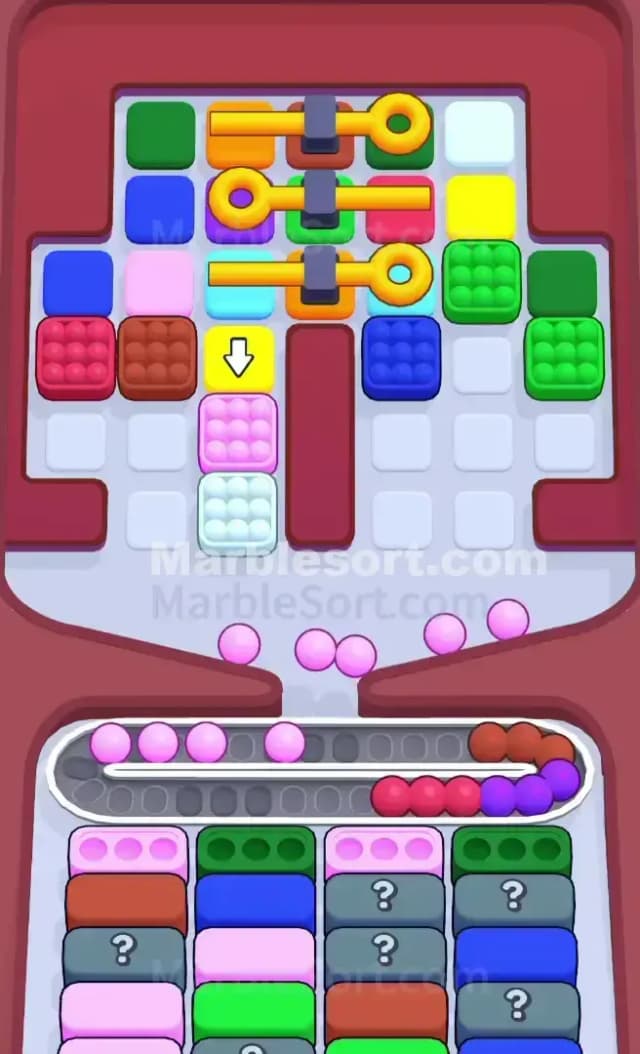 Marble Sort Level 529 Solution 1