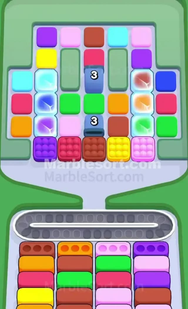 Marble Sort Level 412 Gameplay