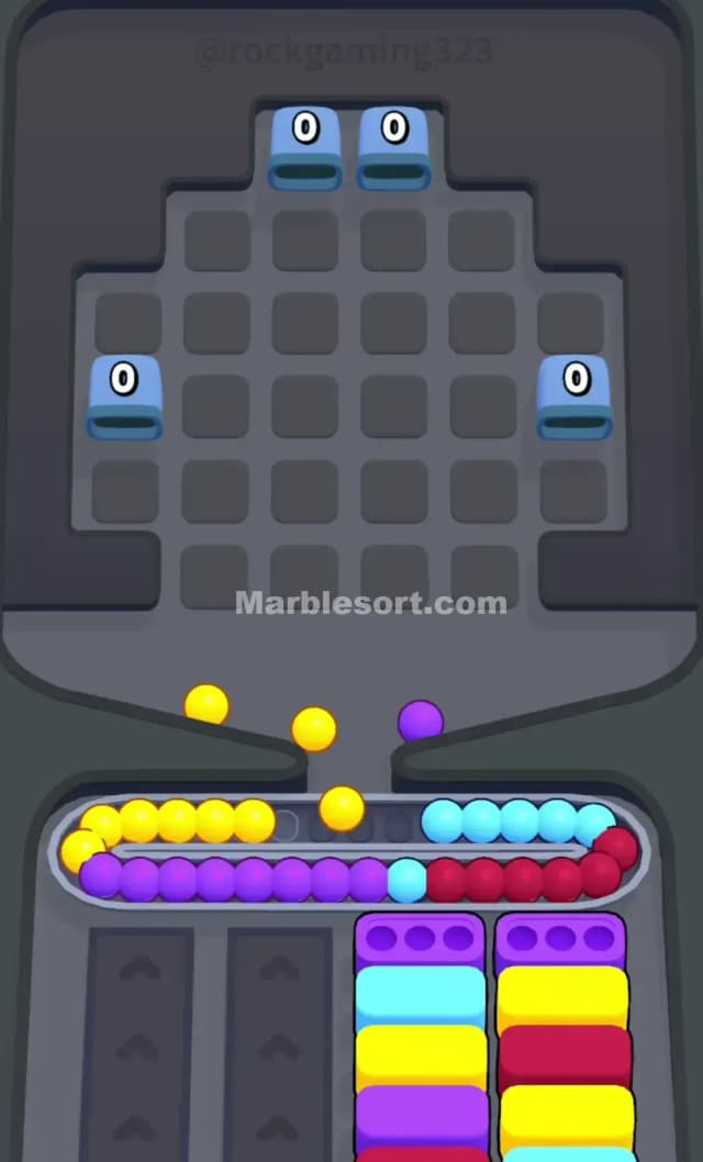 Marble Sort Level 30 Solution 3