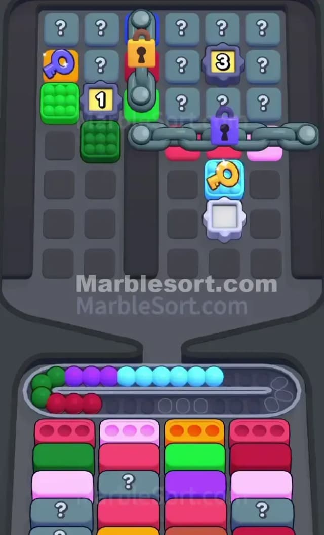 Marble Sort Level 614 Solution 1