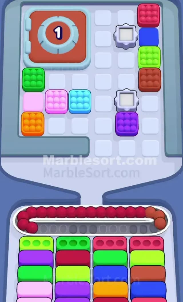 Marble Sort Level 313 Solution 2