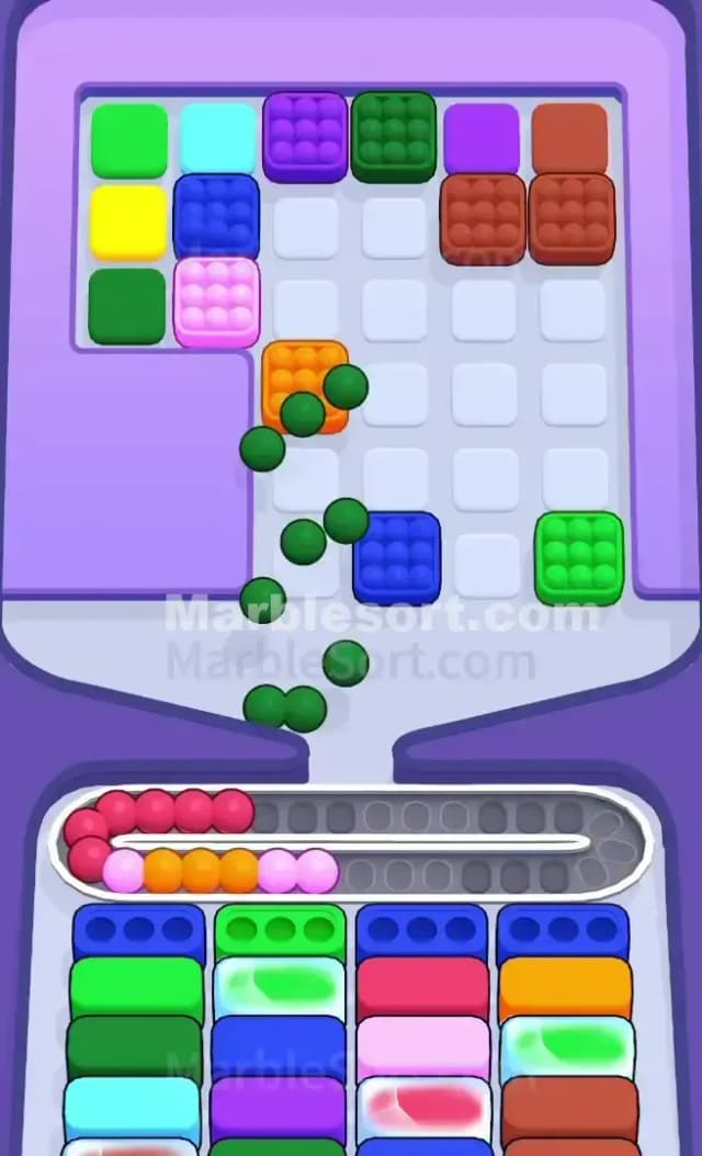 Marble Sort Level 291 Solution 2