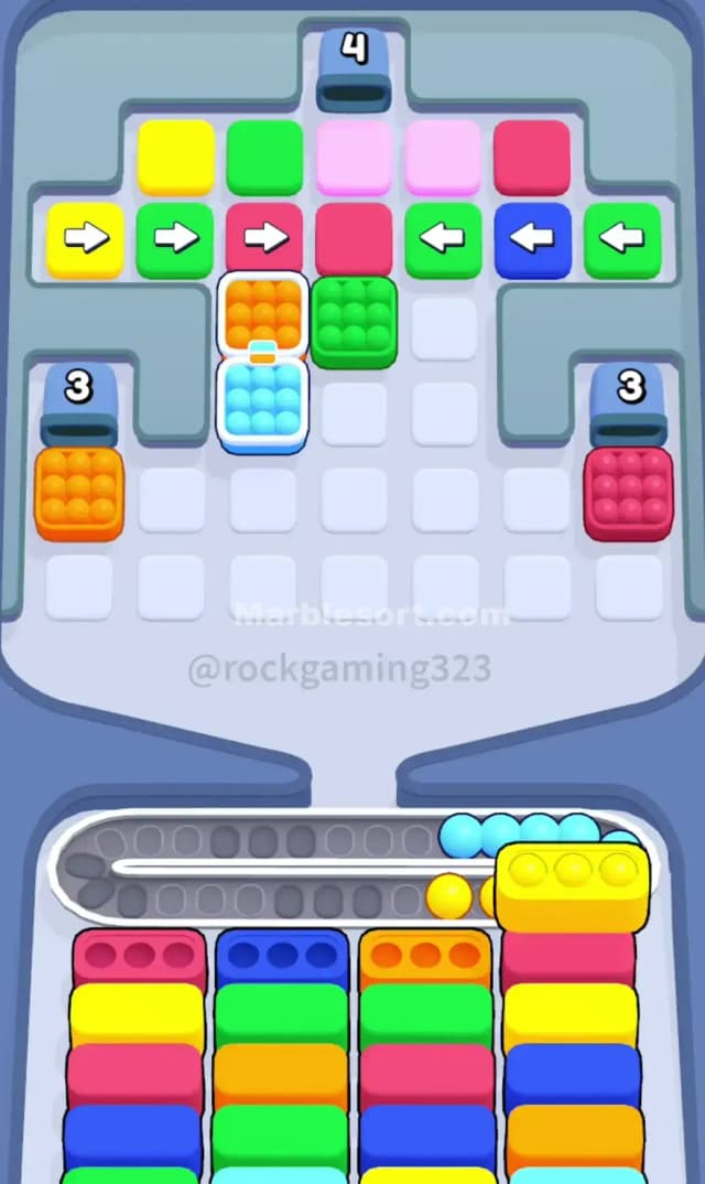 Marble Sort Level 315 Solution 1