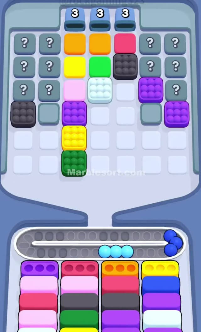 Marble Sort Level 86 Solution 1