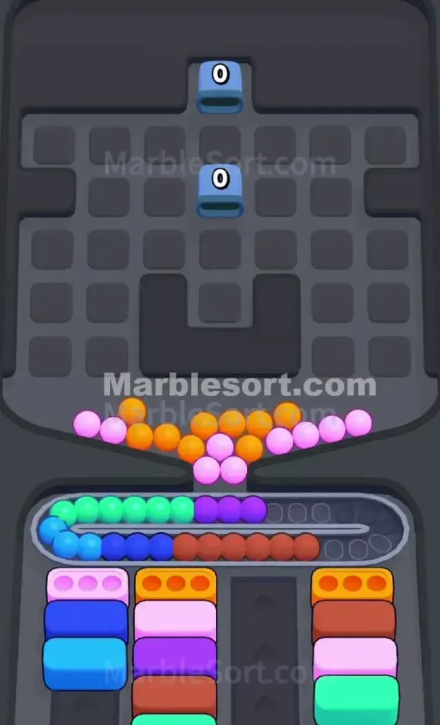 Marble Sort Level 394 Solution 3
