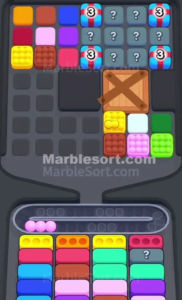 Marble Sort Level 500 Solution 1