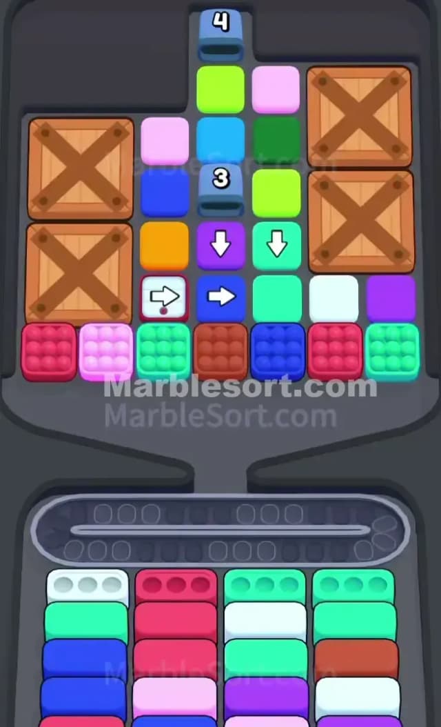 Marble Sort Level 387 Gameplay