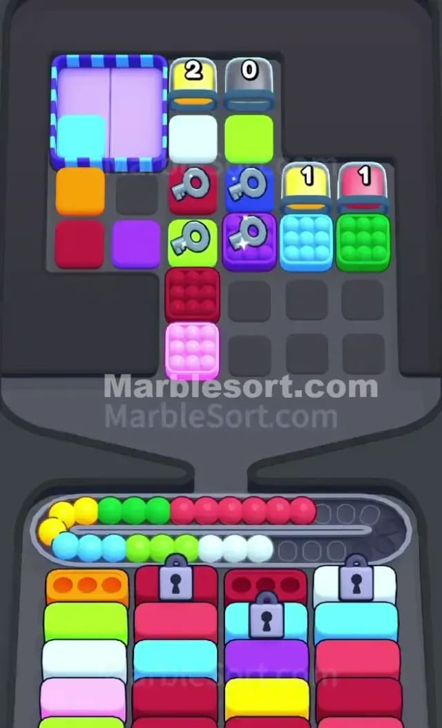 Marble Sort Level 597 Solution 1