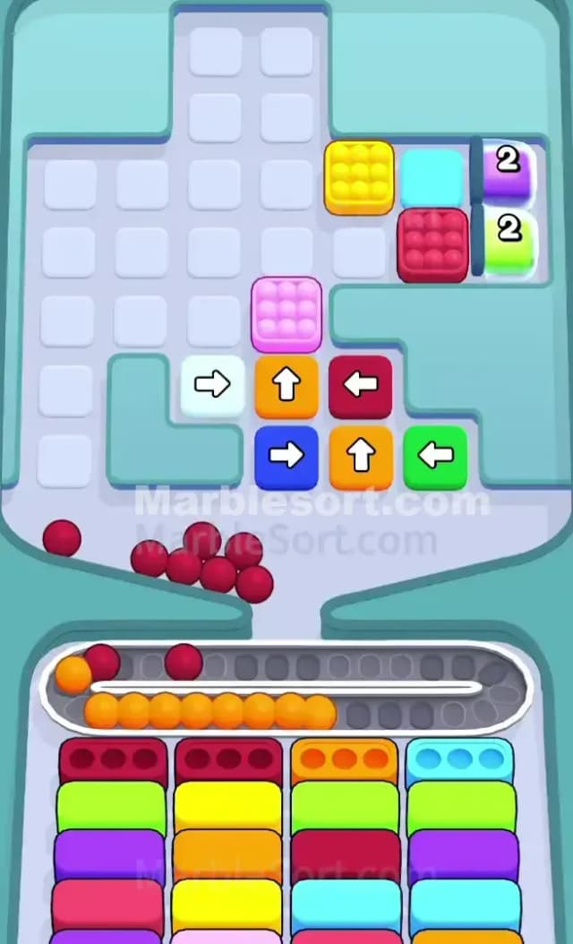 Marble Sort Level 735 Solution 2