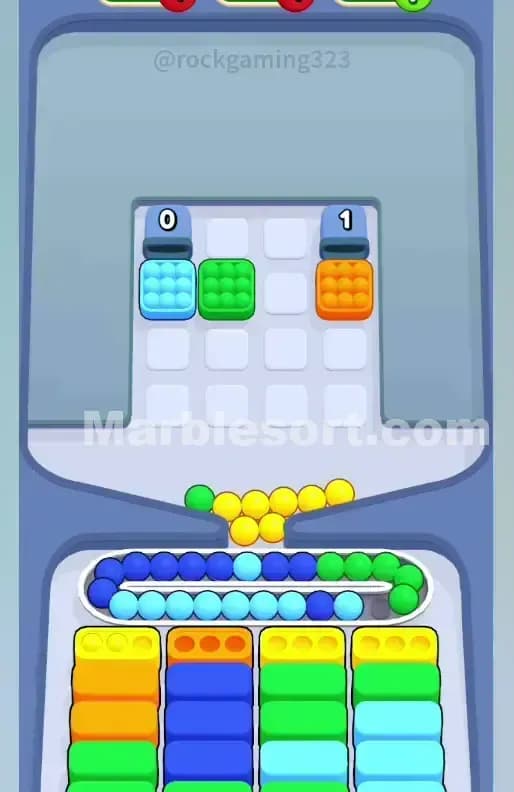 Marble Sort Level 11 Solution 2