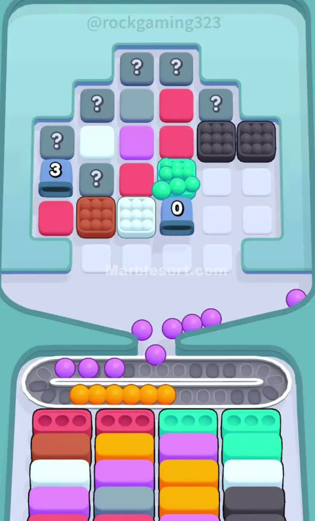 Marble Sort Level 38 Solution 1
