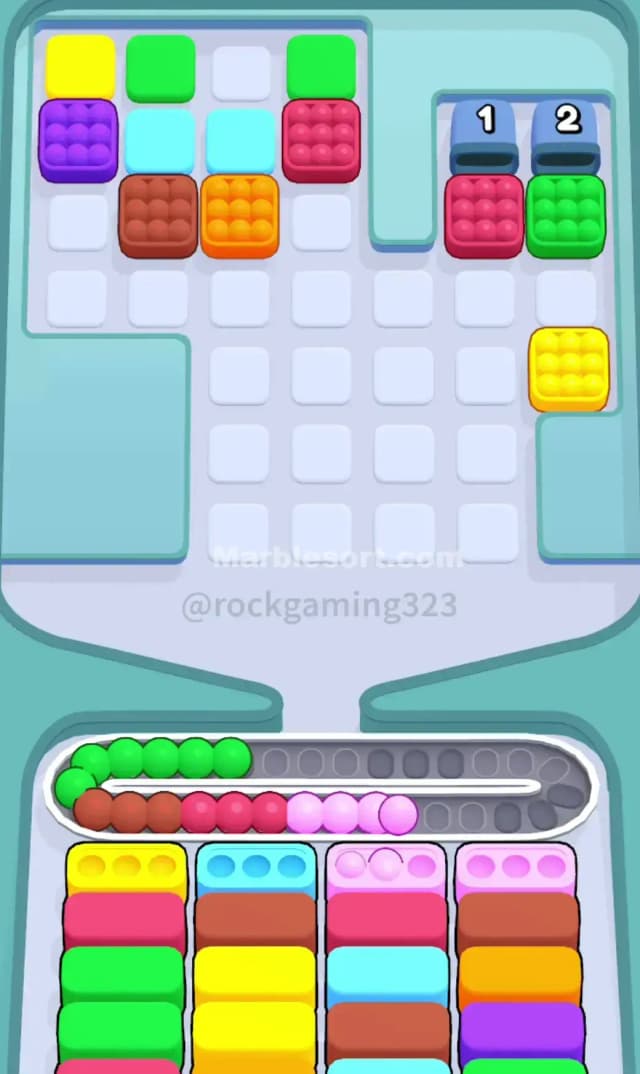 Marble Sort Level 198 Solution 2