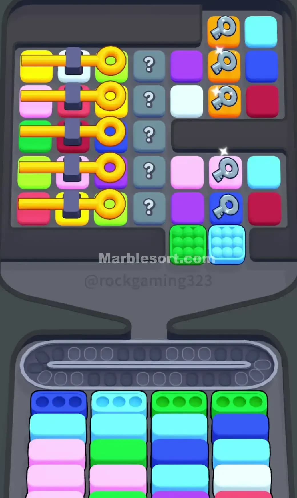 Marble Sort Level 197 Screenshot