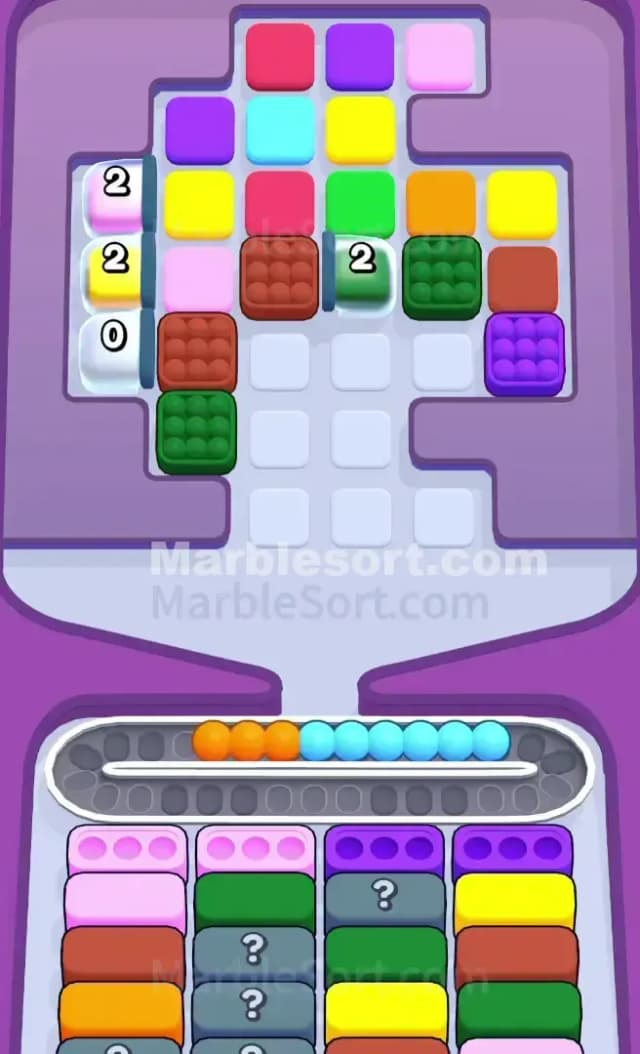 Marble Sort Level 555 Solution 1