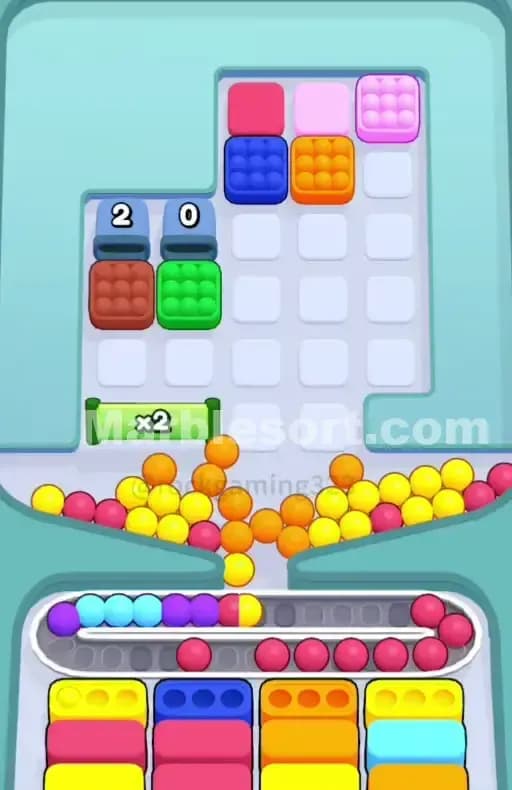 Marble Sort Level 266 Solution 2