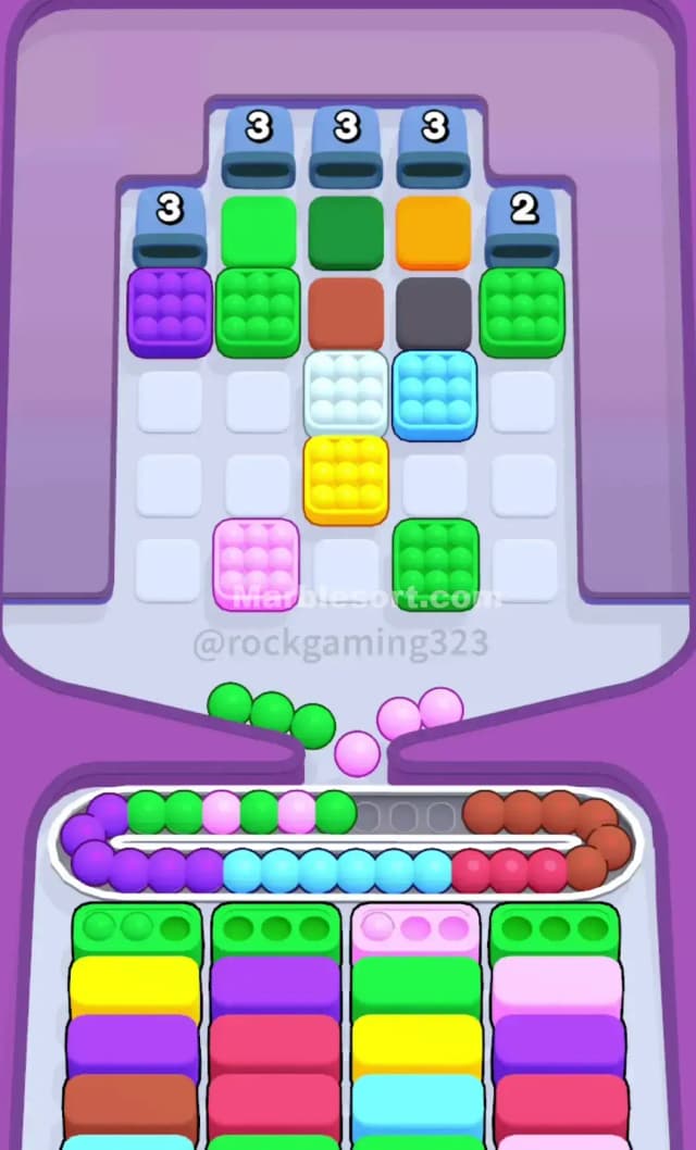 Marble Sort Level 173 Solution 1