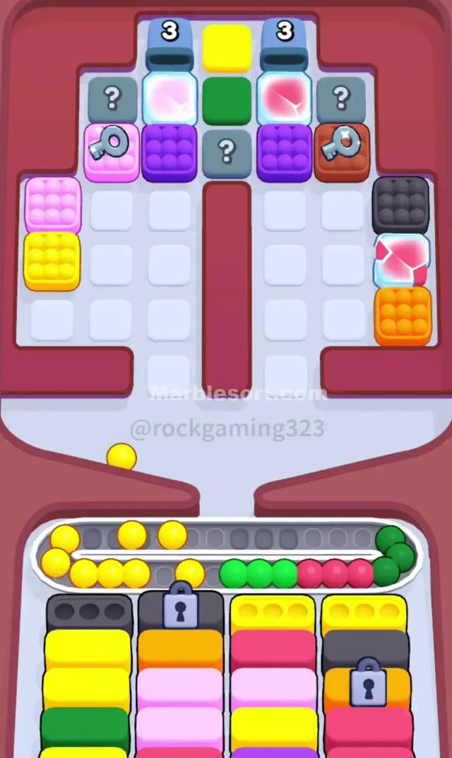 Marble Sort Level 308 Solution 1