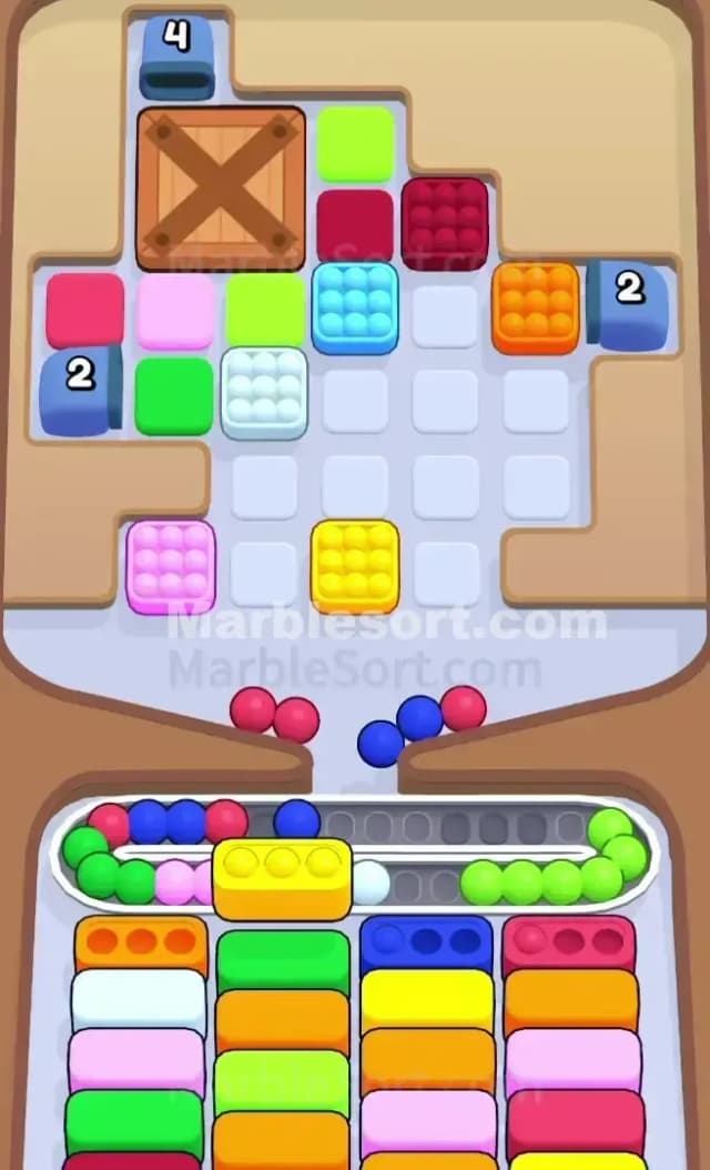 Marble Sort Level 358 Solution 1