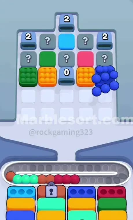 Marble Sort Level 159 Solution 1