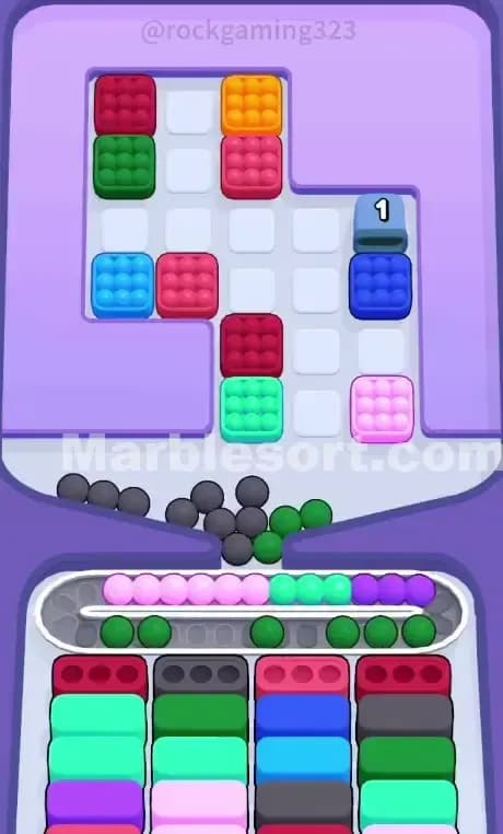 Marble Sort Level 65 Solution 2