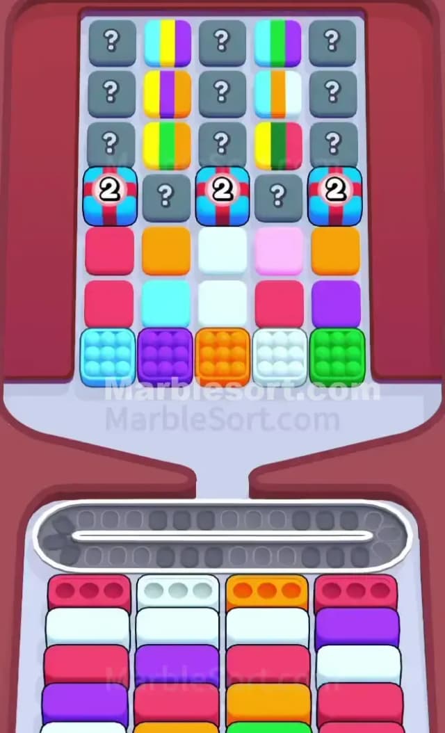 Marble Sort Level 689 Gameplay